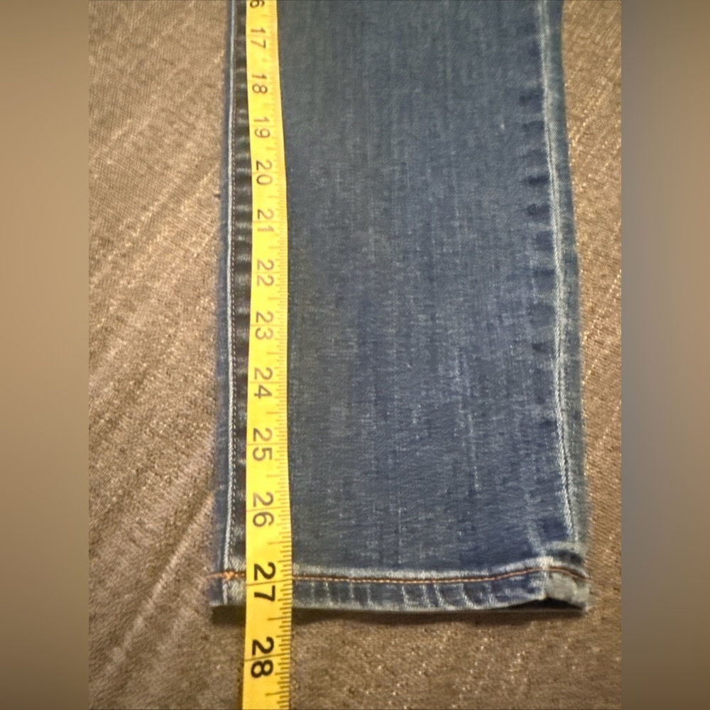 J Crew Jeans Womens Size 31/28 Blue Stretch Mid Rise Skinny Denim Style B8320 - Picture 10 of 11